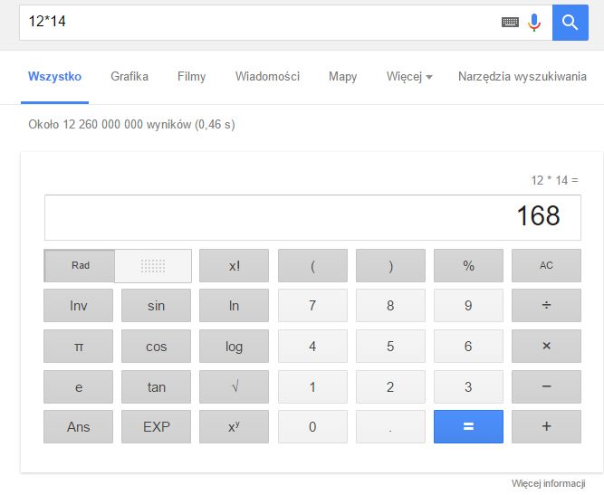 Kalkulator Google